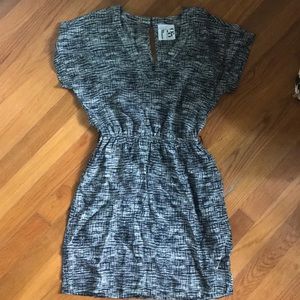 Black and white dress